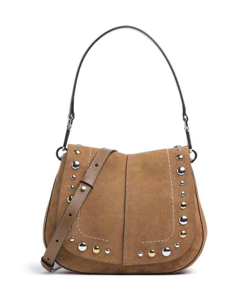 Gianni Chiarini Helena Round Schultertasche caramel