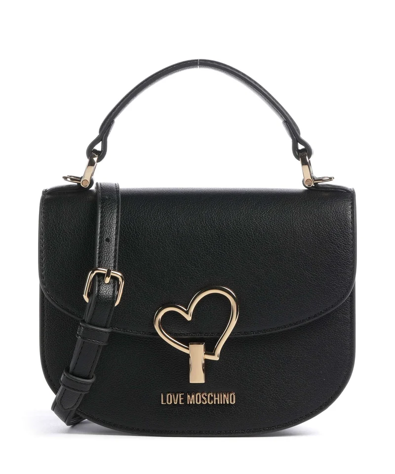 Love Moschino Heart Turnlock Handtasche black