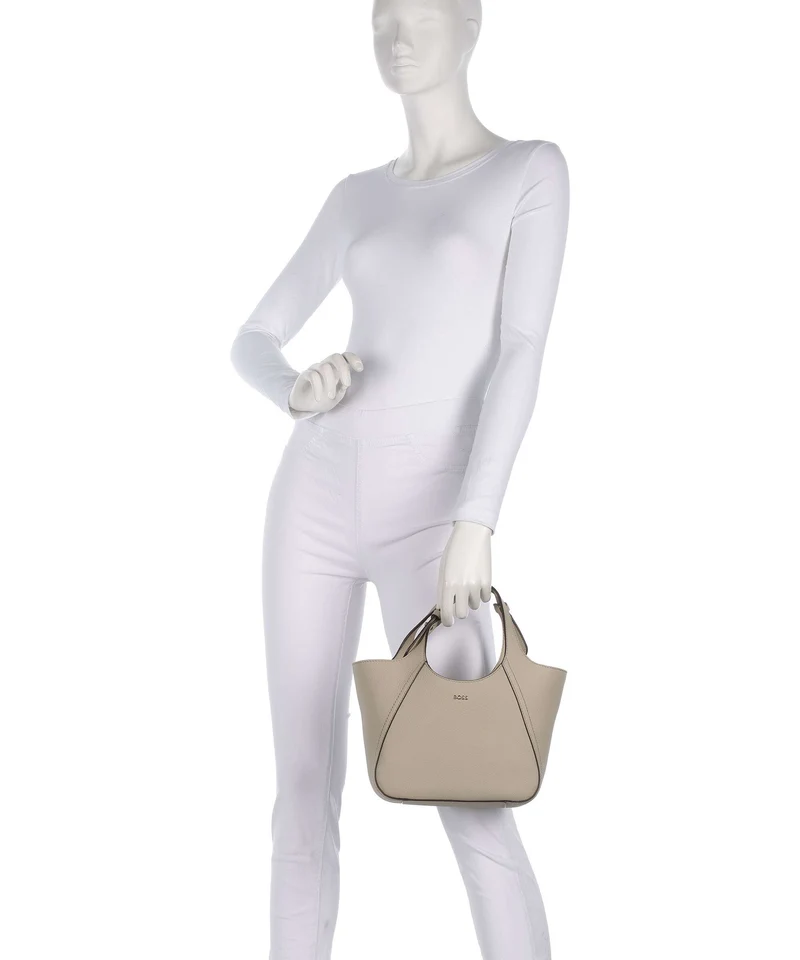BOSS Lenah Small Handtasche light beige