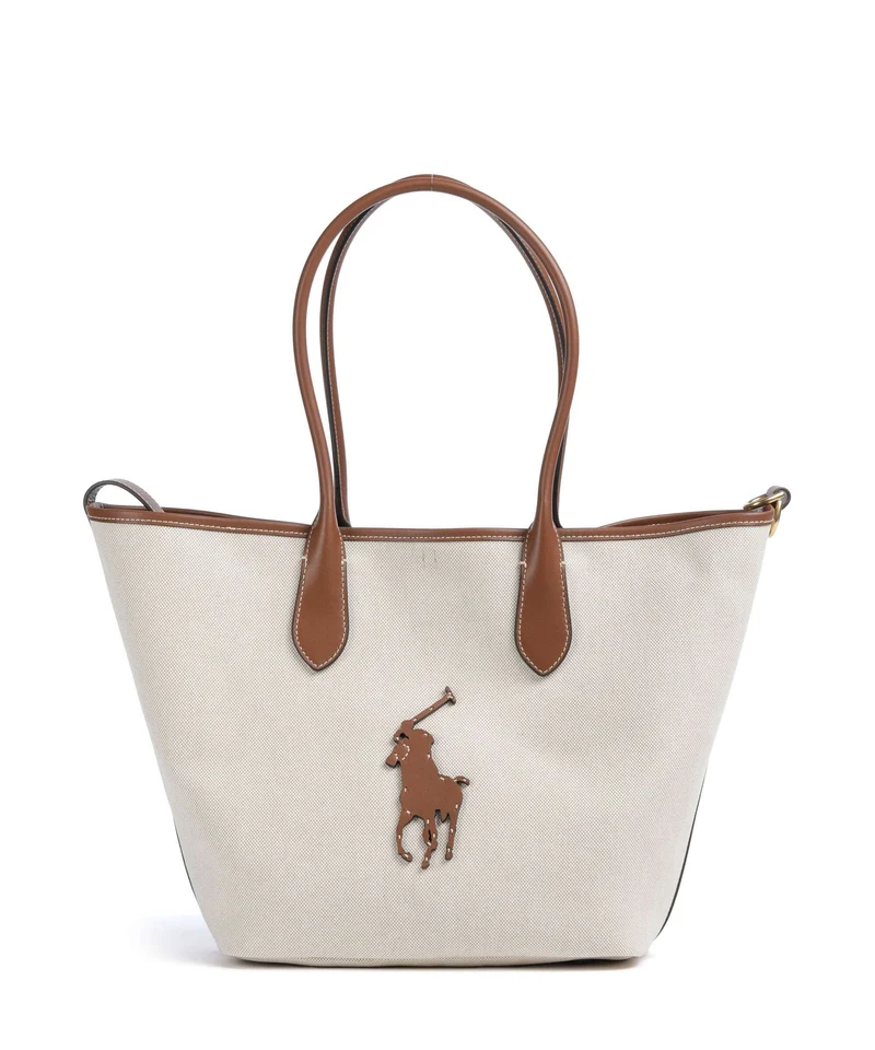Polo Ralph Lauren Bellport Medium Shopper natural/cuoio