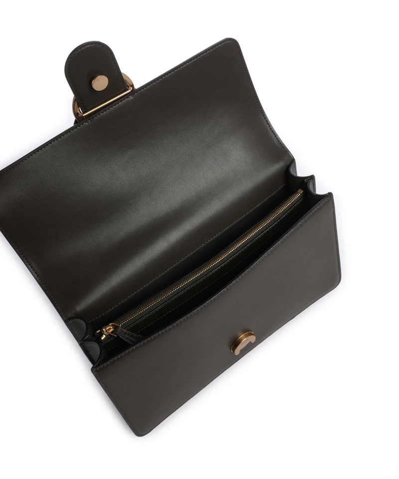 Pinko Love One Classic Umhängetasche verde fango/antique gold