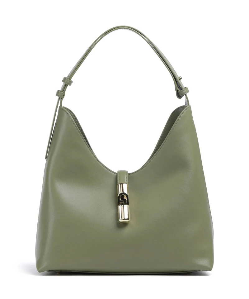 Furla Goccia M Beuteltasche avocado