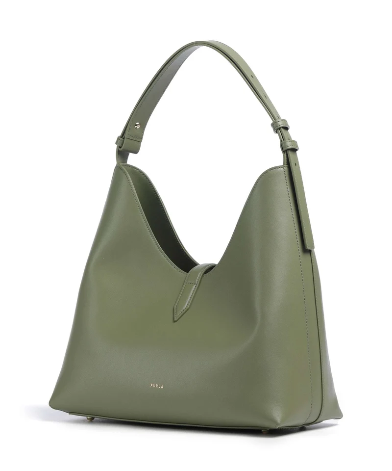 Furla Goccia M Beuteltasche avocado