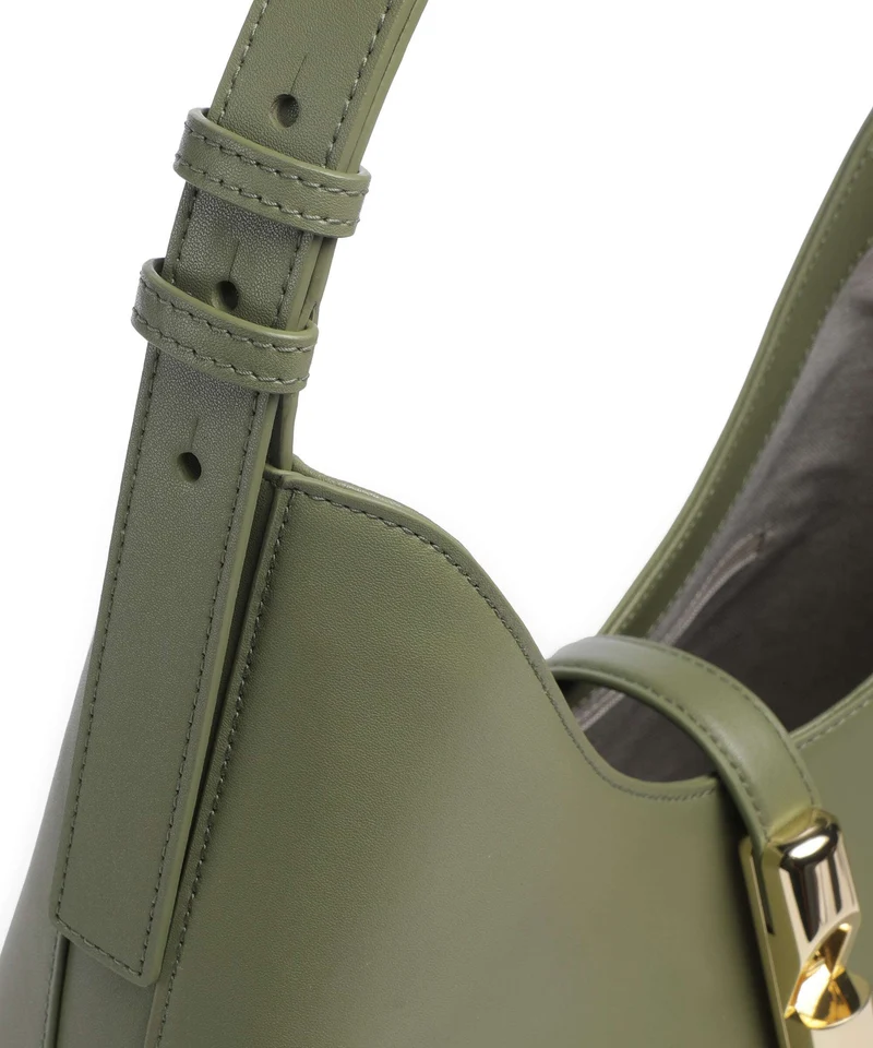 Furla Goccia M Beuteltasche avocado