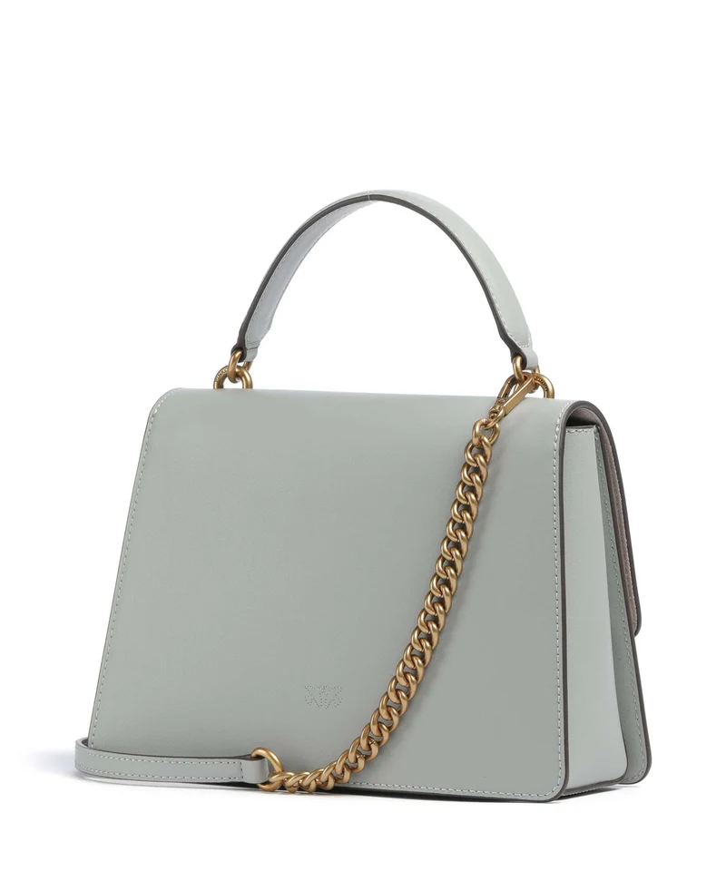 Pinko Love One Classic Handtasche grigio perla/antique gold