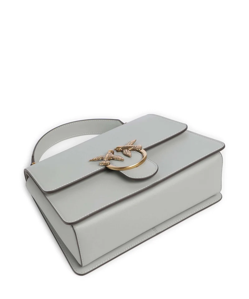 Pinko Love One Classic Handtasche grigio perla/antique gold