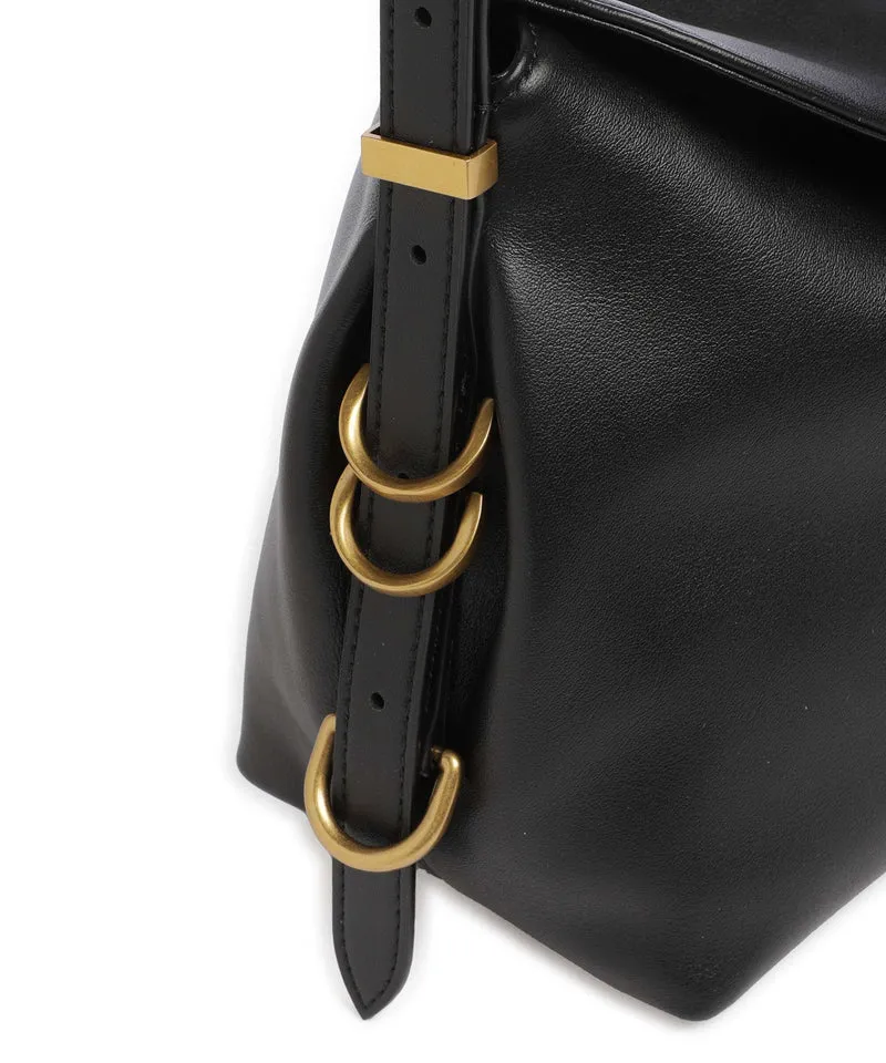 Pinko Saddle Schultertasche nero/antique gold