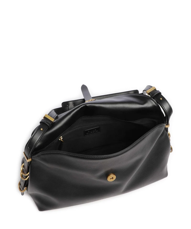 Pinko Saddle Schultertasche nero/antique gold