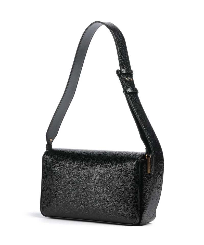 Pinko Love One Classic Slouchy Schultertasche nero/antique gold