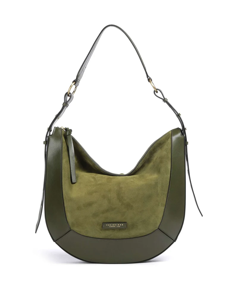 The Bridge Fedora Schultertasche thyme