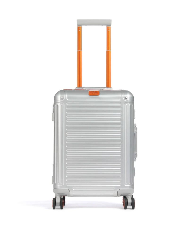 Travelite Next 4-Rollen Trolley silber orange