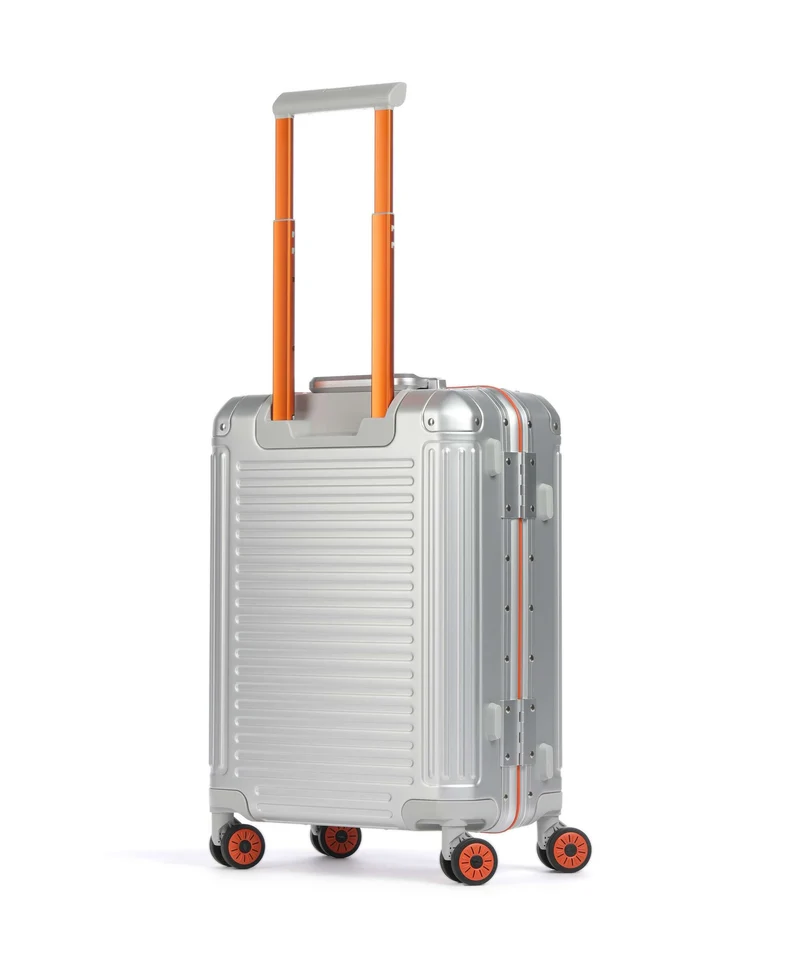 Travelite Next 4-Rollen Trolley silber orange