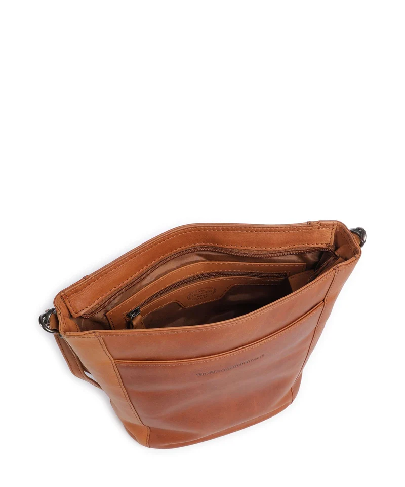 The Chesterfield Brand Wax Pull Up Cow Moore Bucket Handtasche cognac