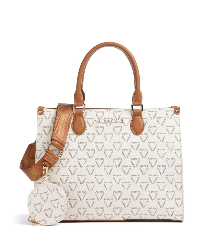 Valentino Bags Lady Re Handtasche bianco/cuoio