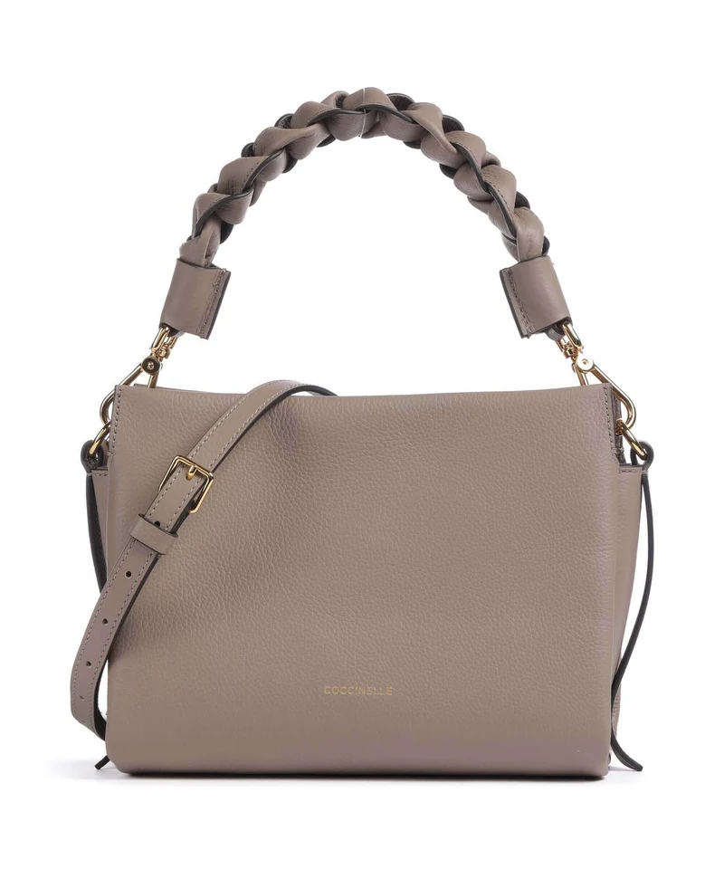 Coccinelle Boheme Grana Double Handtasche warm taupe/rosette