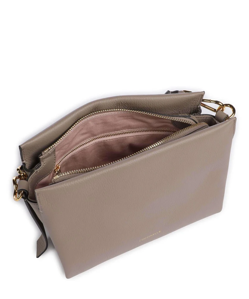 Coccinelle Boheme Grana Double Handtasche warm taupe/rosette