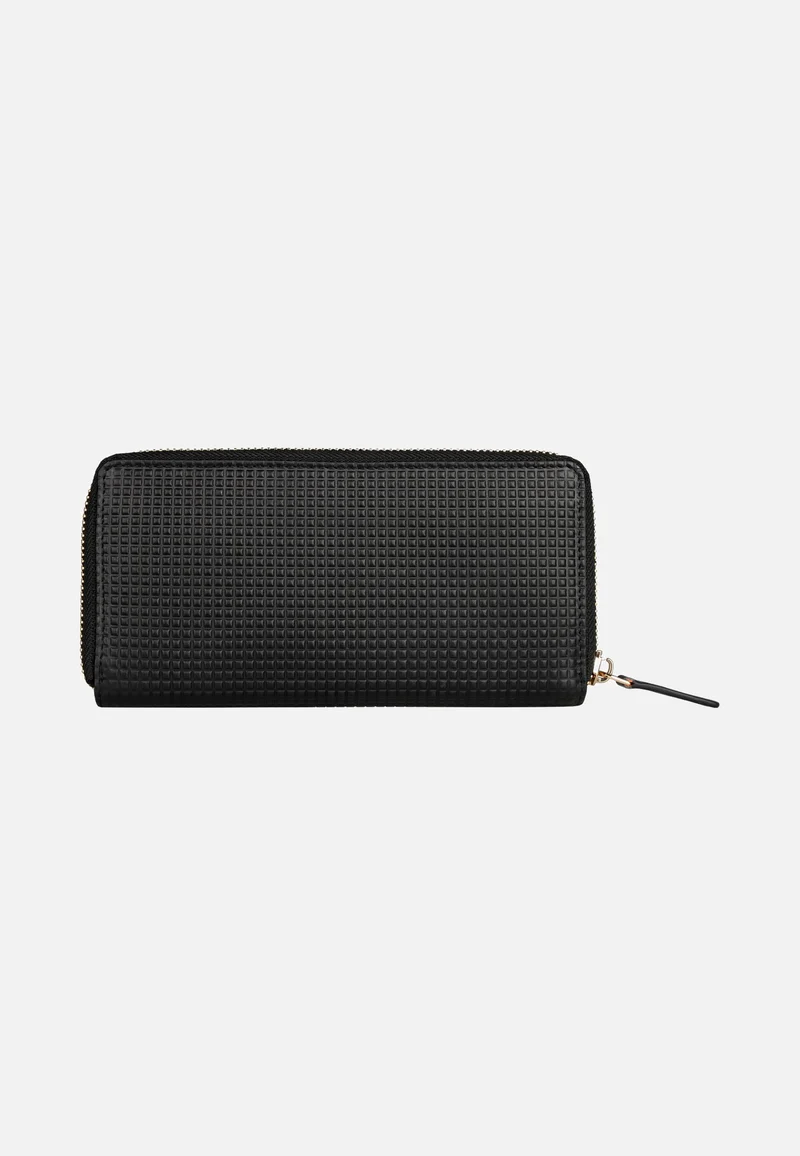 Noemi Ladies Long Zip Wallet Black - Portemonnaie