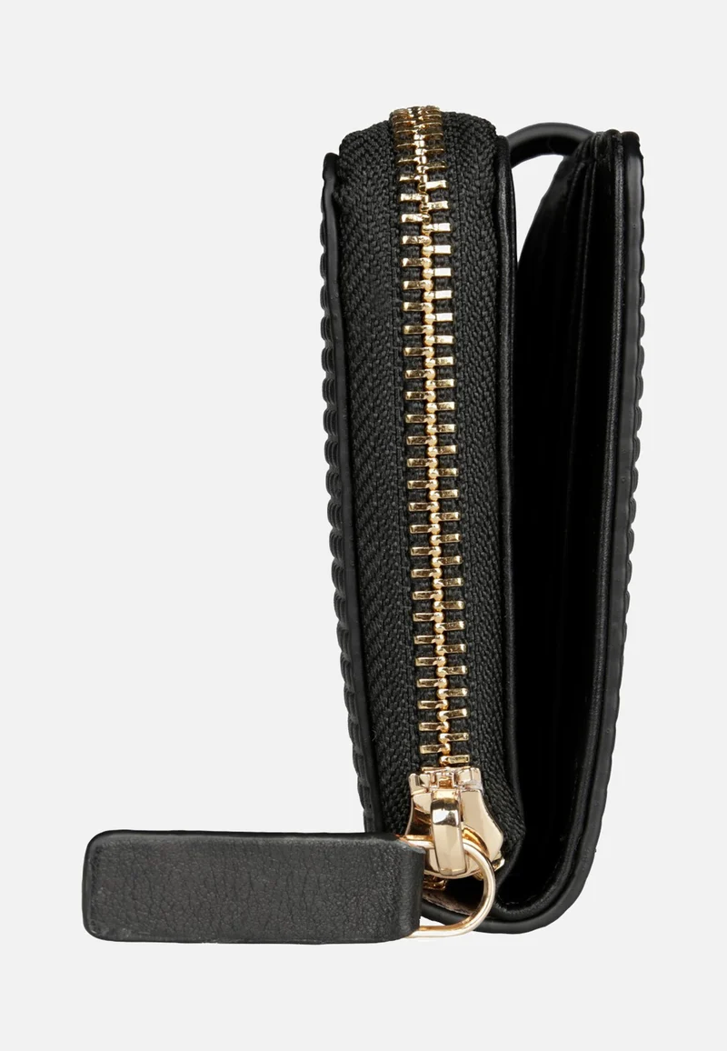 Noemi Ladies Long Zip Wallet Black - Portemonnaie