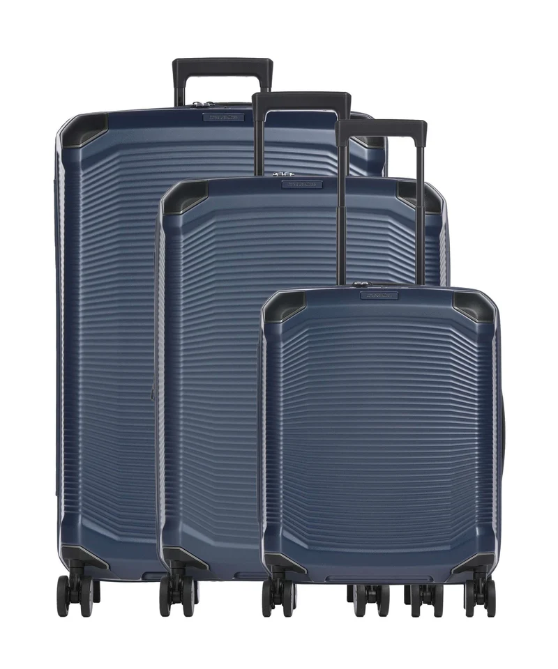 Travelite Millenium 4-Rollen Trolley Set navy