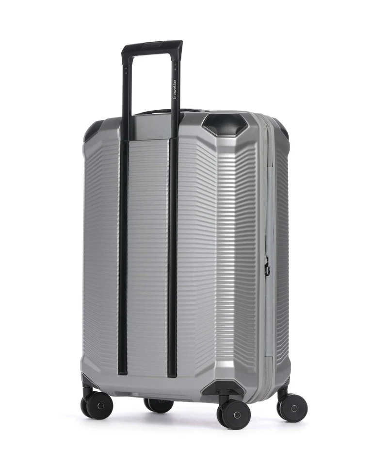 Travelite Millenium 4-Rollen Trolley Set silver