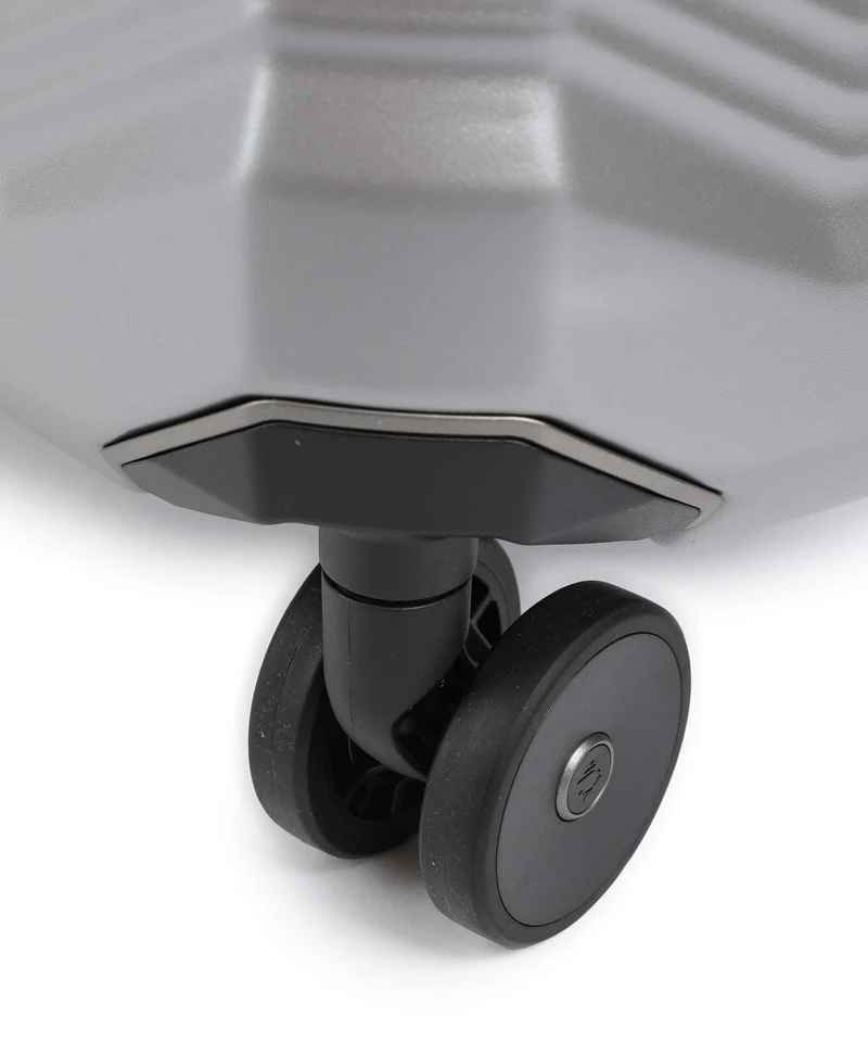 Travelite Millenium 4-Rollen Trolley Set silver