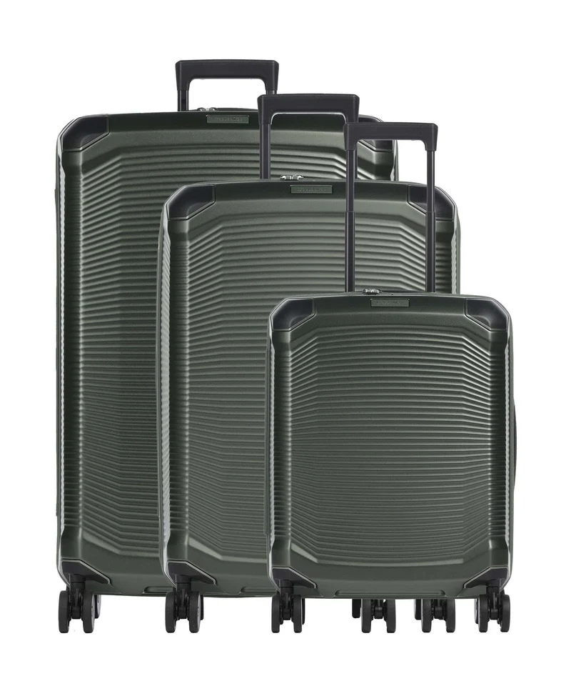 Travelite Millenium 4-Rollen Trolley Set pine green