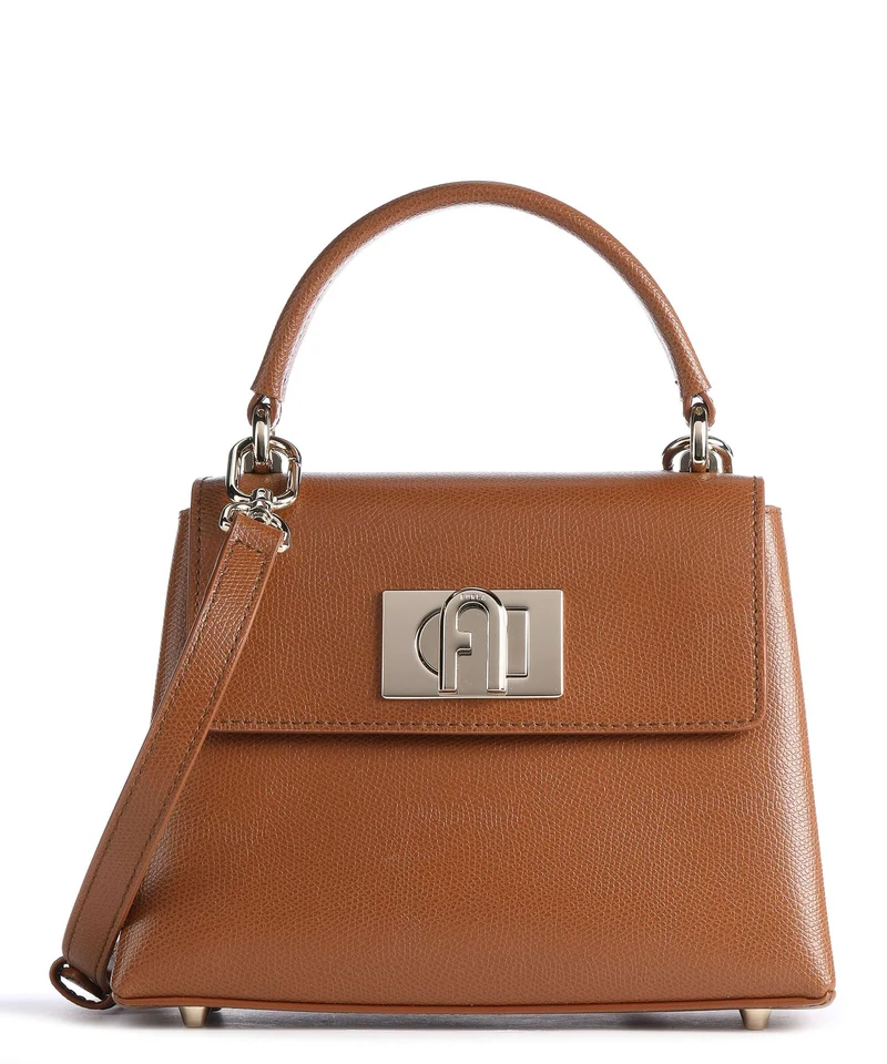 Furla 1927 Mini Handtasche cognac