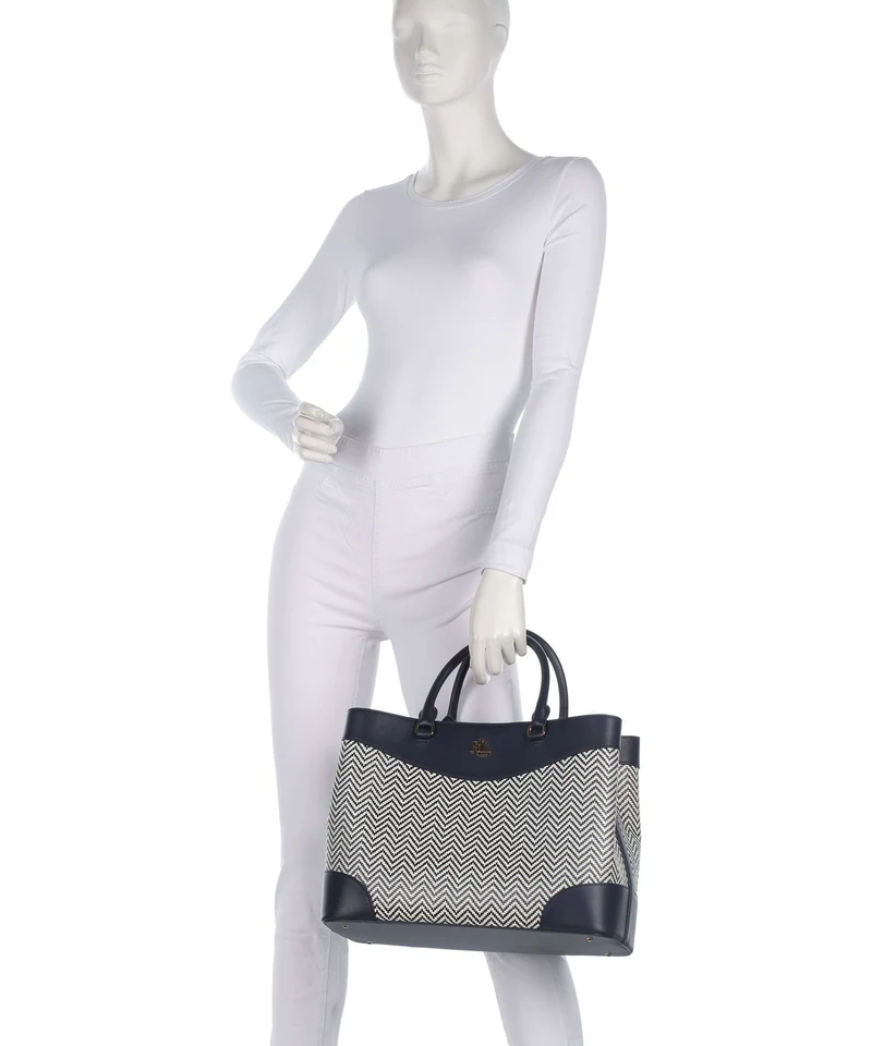 Lauren Ralph Lauren Marcy 36 Handtasche refined navy/soft white
