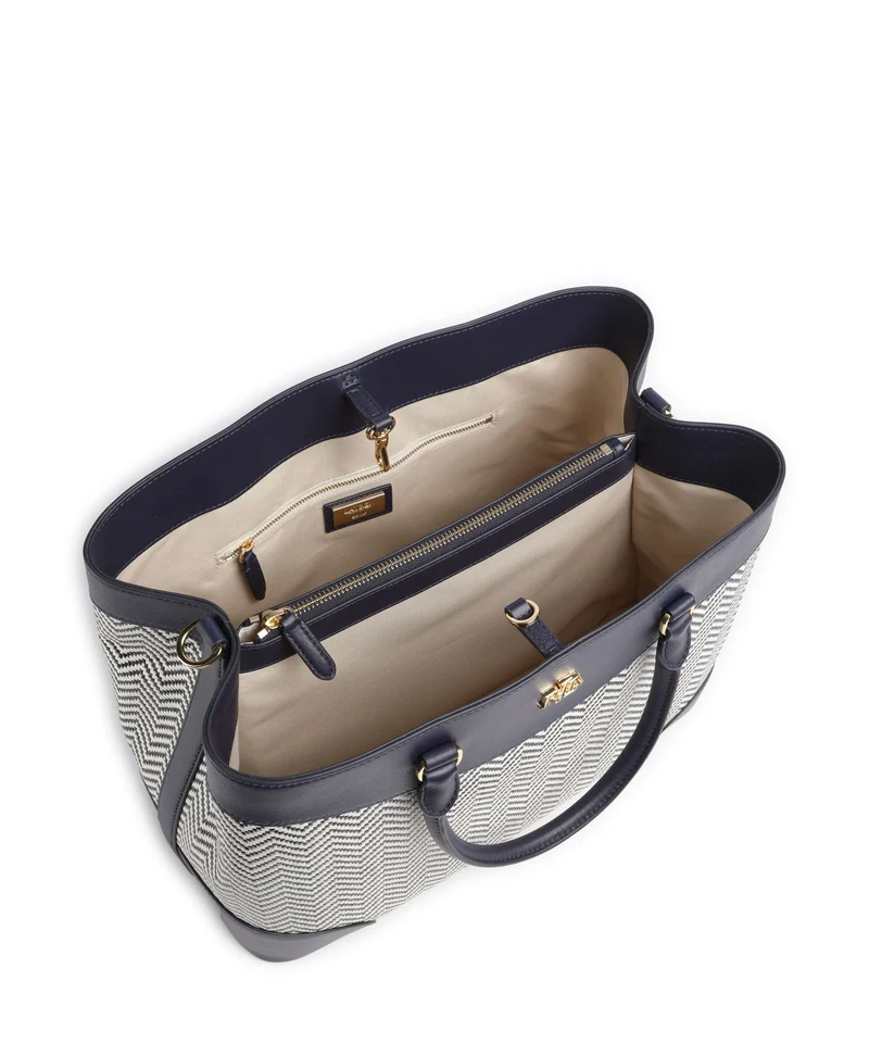 Lauren Ralph Lauren Marcy 36 Handtasche refined navy/soft white