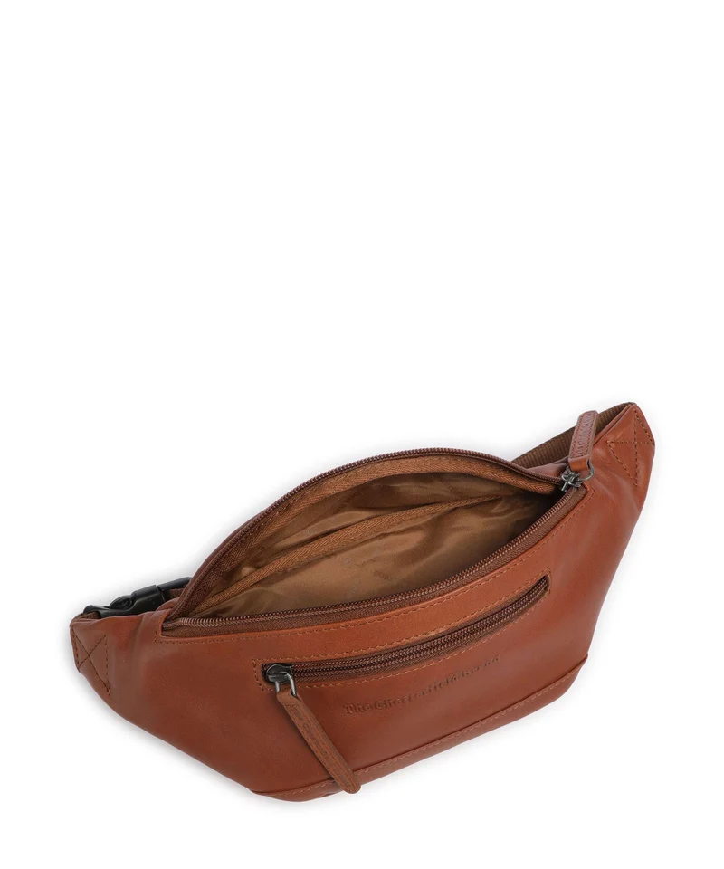 The Chesterfield Brand Wax Pull Up Cow Brana Gürteltasche cognac
