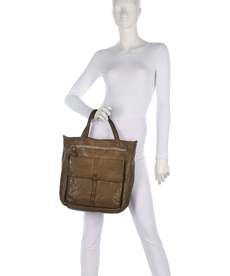 Campomaggi Shopper verde militare