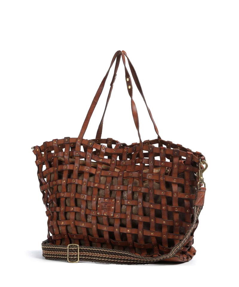 Campomaggi Shopper cognac/bronze