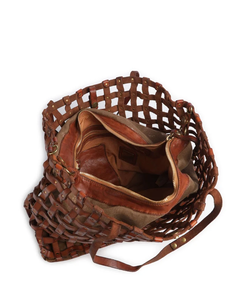 Campomaggi Shopper cognac/bronze