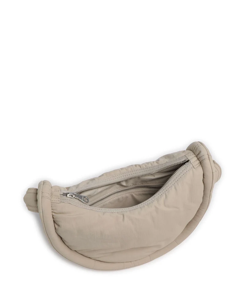 Sandqvist Curve Mini Schultertasche beige
