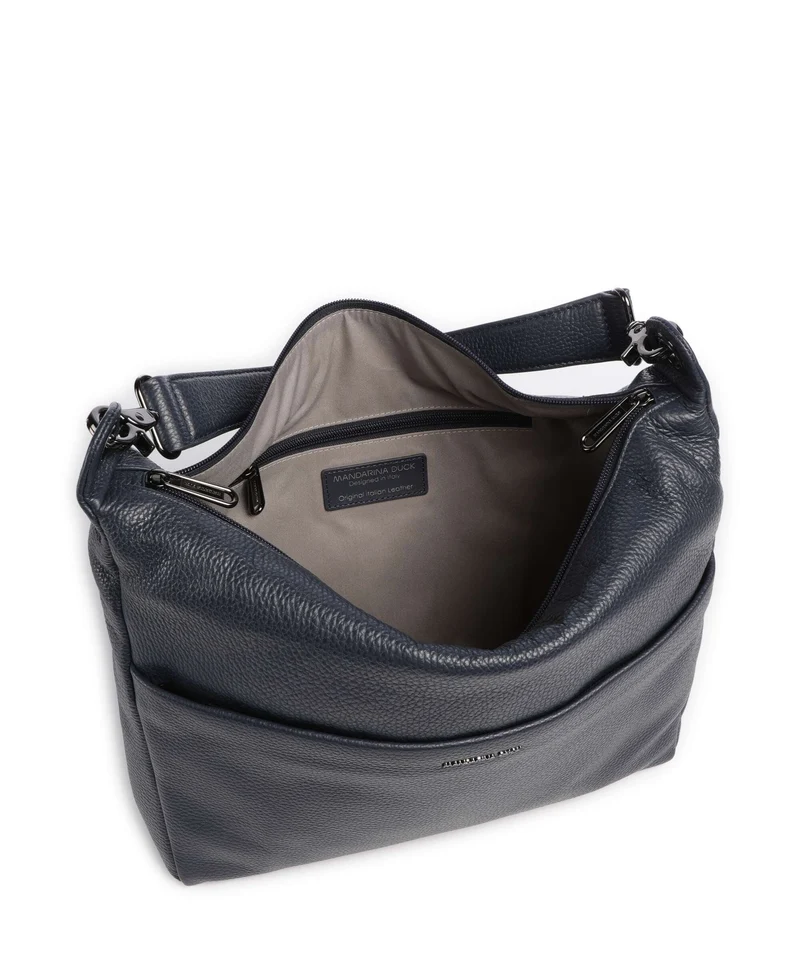 Mandarina Duck Mellow Leather Beuteltasche dress blue