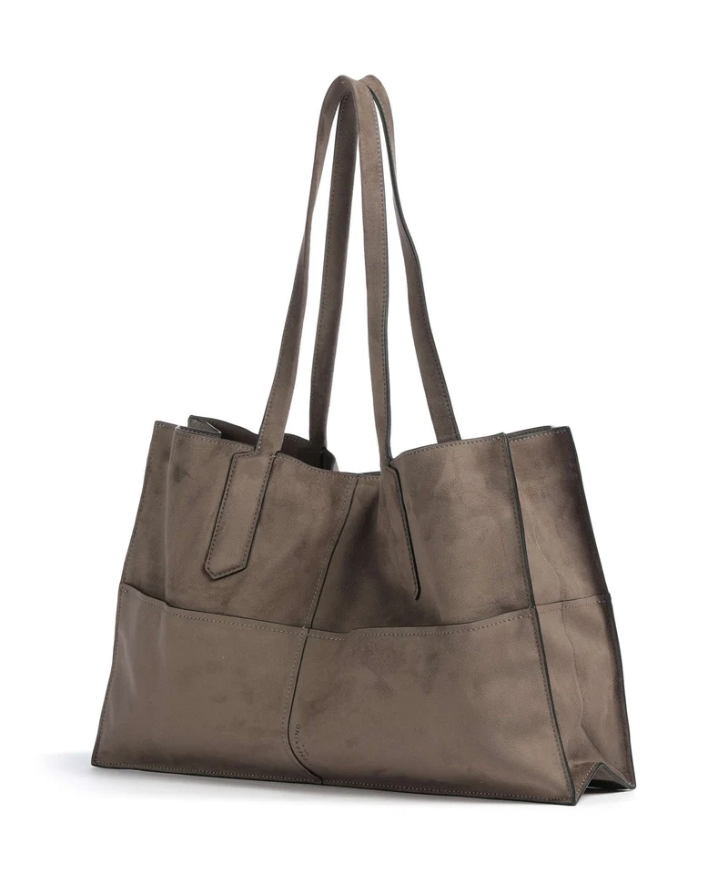 Liebeskind Amy Vegan Suede L Shopper neutral grey
