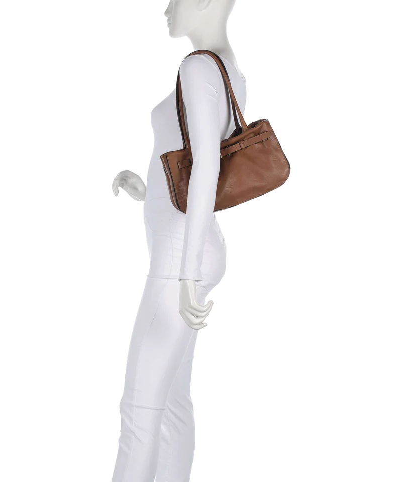 Abro Dalia Jill Schultertasche caramel/cognac