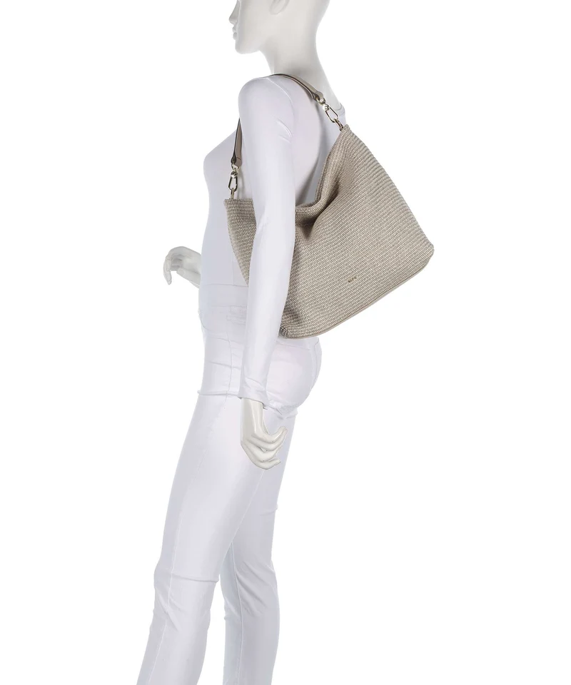Abro Raffia Kaia Beuteltasche sahara