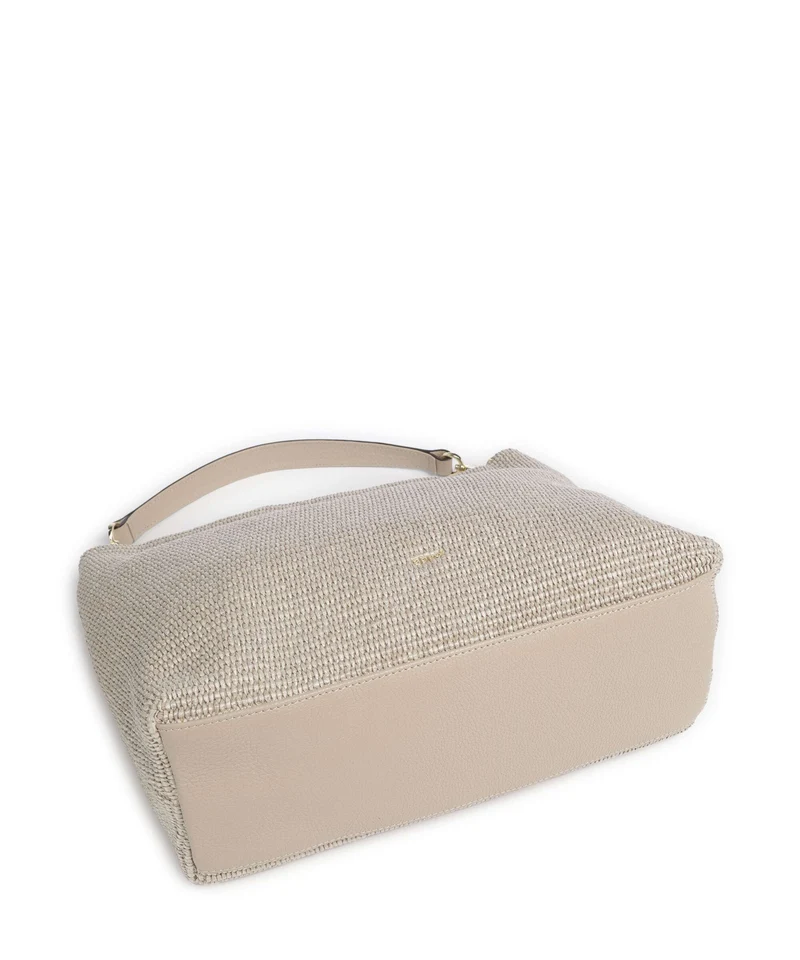 Abro Raffia Kaia Beuteltasche sahara