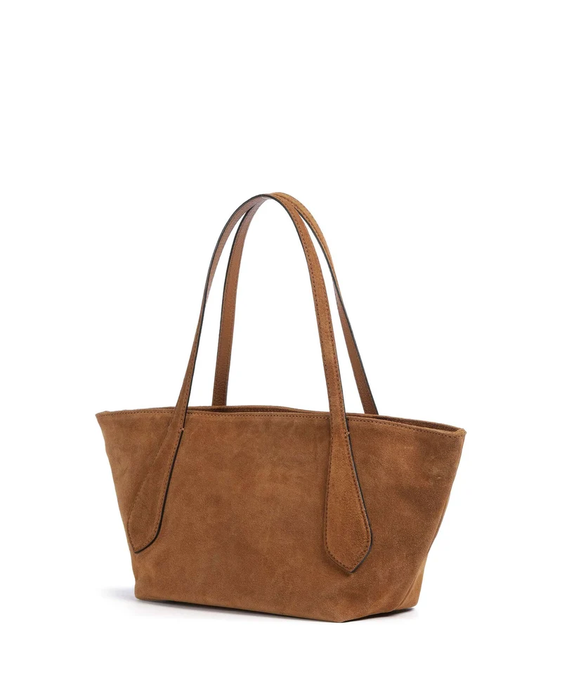 Abro Suede Carina Shopper cuoio