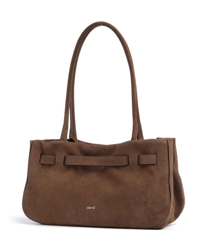Abro Suede Jill Schultertasche wood
