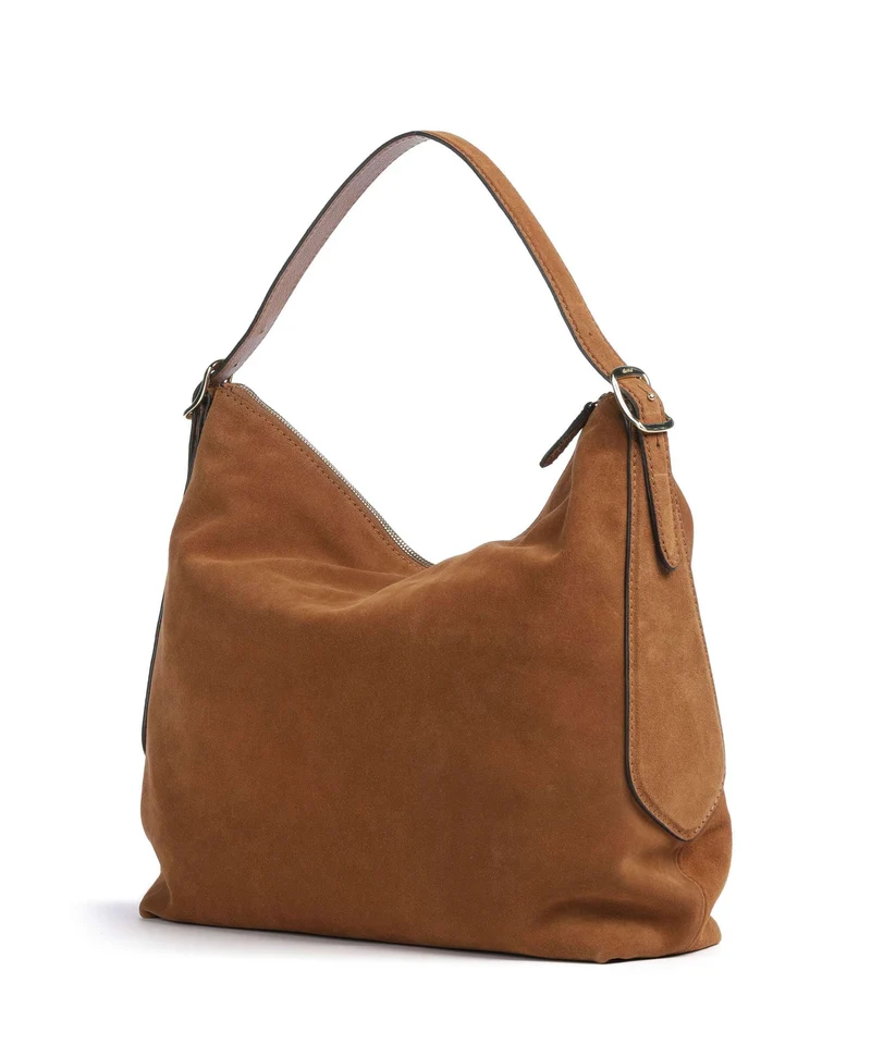 Abro Suede Carina Beuteltasche cuoio
