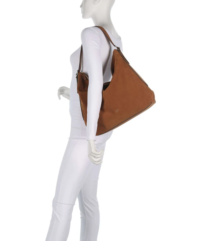 Abro Suede Carina Beuteltasche cuoio