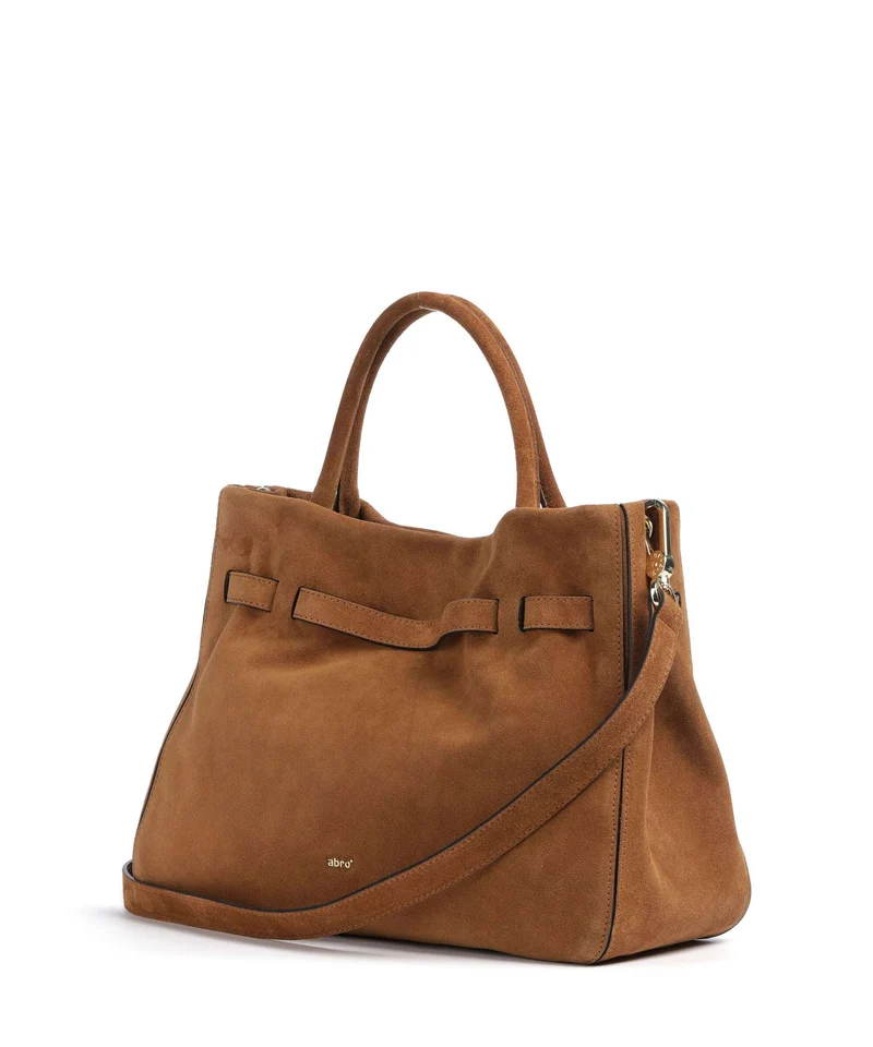 Abro Suede Jill Handtasche cuoio