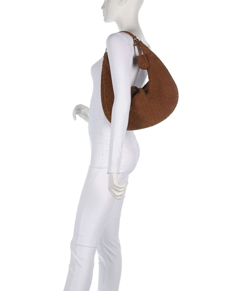 Abro Suede Nana Small Beuteltasche cuoio