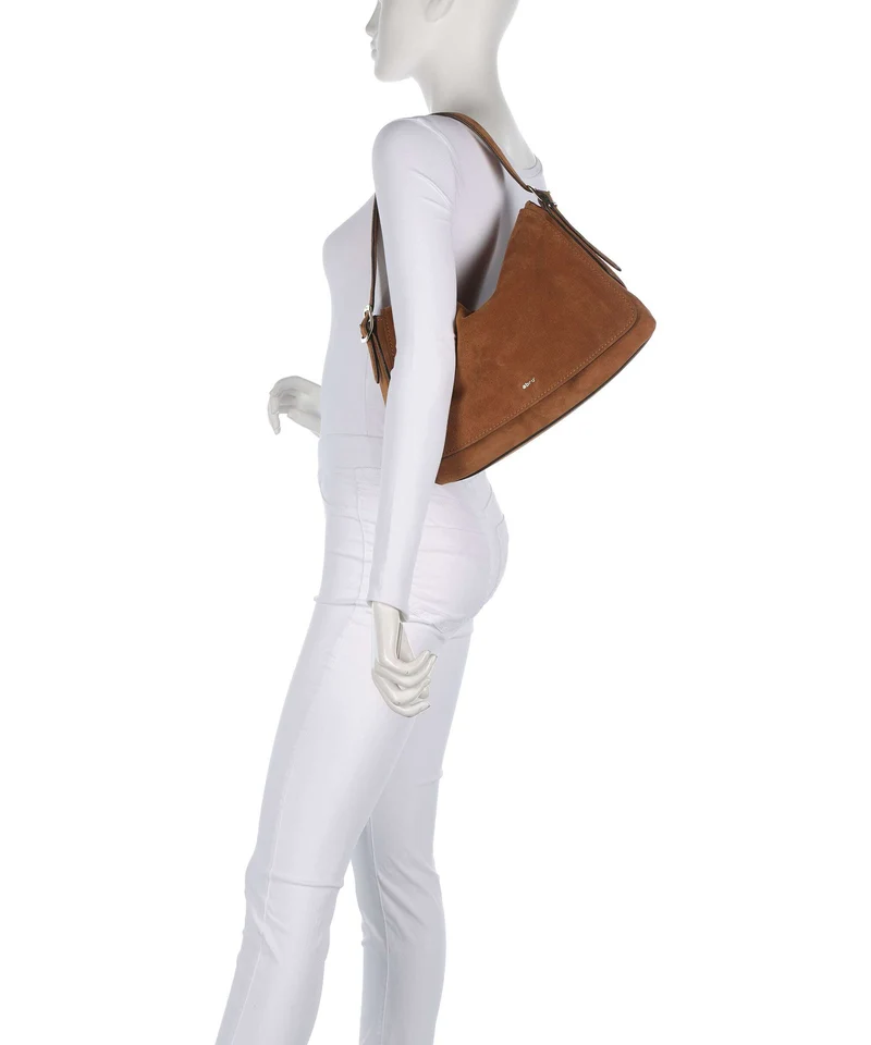 Abro Suede Carina Schultertasche cuoio