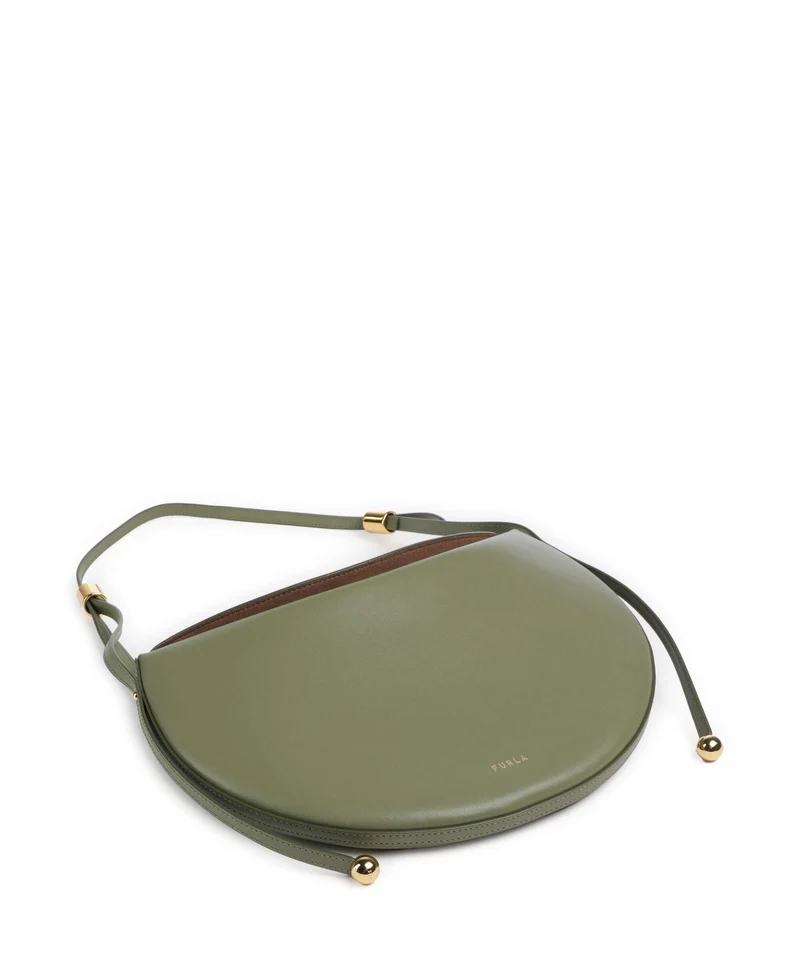 Furla Moonstone M Schultertasche avocado
