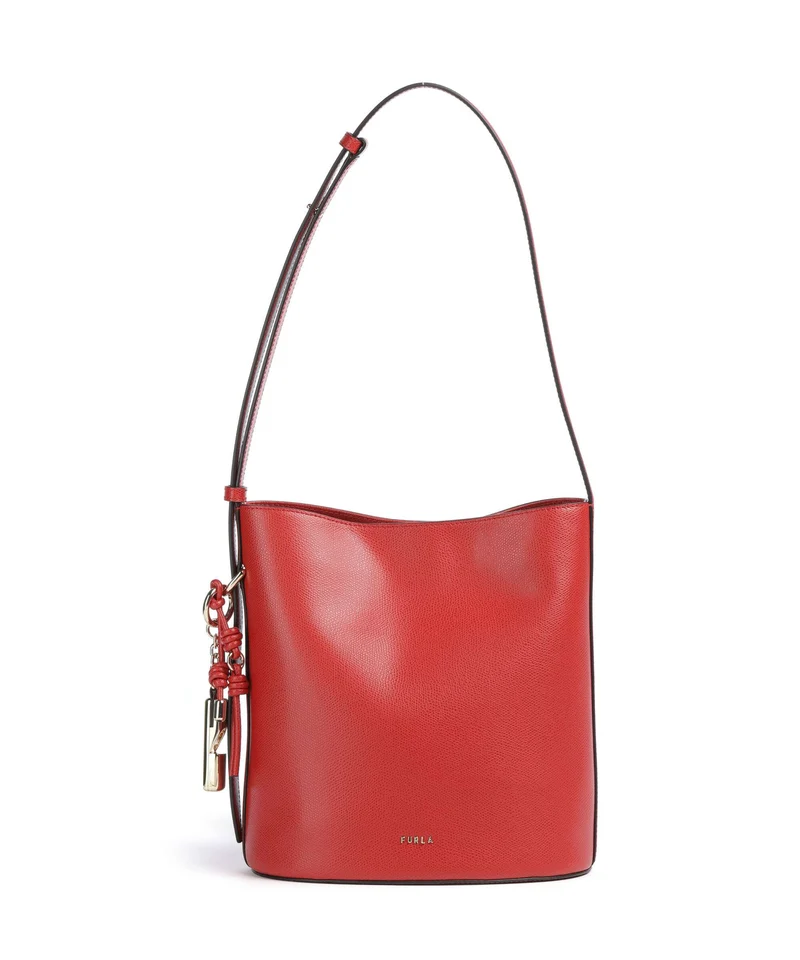 Furla Roxie S Bucket Handtasche red