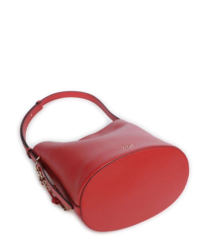 Furla Roxie S Bucket Handtasche red