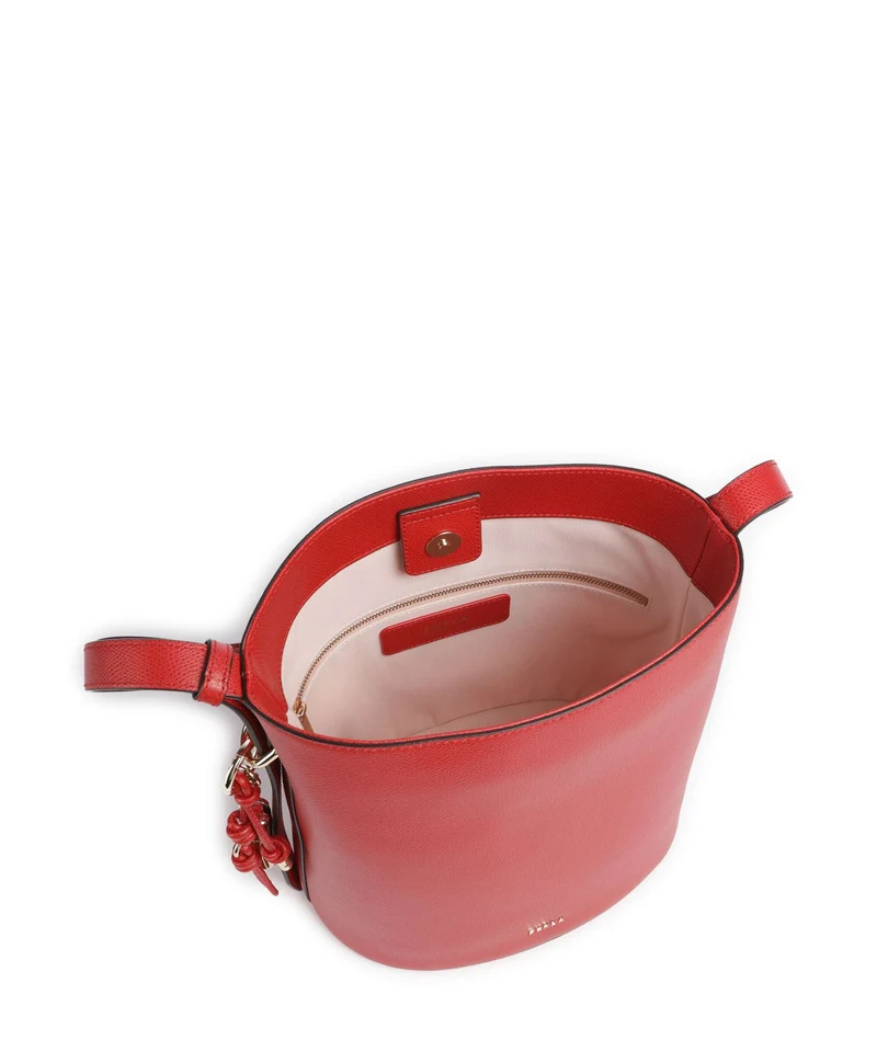 Furla Roxie S Bucket Handtasche red